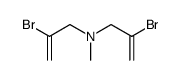 bis-(2-bromo-allyl)-methyl-amine Structure