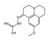 1-Keto-9-methoxyjulolidine thiosemicarbazone结构式