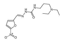 1-[3-(diethylamino)propyl]-3-[(5-nitrofuran-2-yl)methylideneamino]urea Structure