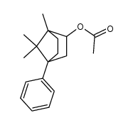 4-phenylisoborneol acetate Structure