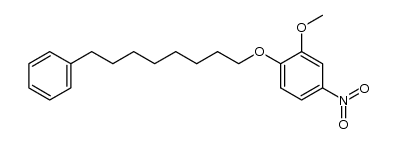 1-Phenyl-8-(4-nitro-2-methoxy-phenoxy)-octan Structure