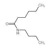 Hexanamide, N-butyl-结构式