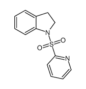 N-(2-pyridyl)sulfonyl indoline结构式