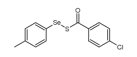 SSe-p-tolyl 4-chlorobenzo(selenothioperoxoate)结构式