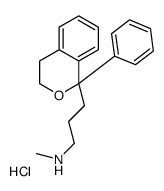 methyl-[3-(1-phenyl-3,4-dihydroisochromen-1-yl)propyl]azanium,chloride Structure