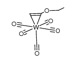 pentacarbonyltungsten(ethylvinylether)结构式