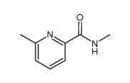 2-Pyridinecarboxamide,N,6-dimethyl-(9CI) Structure