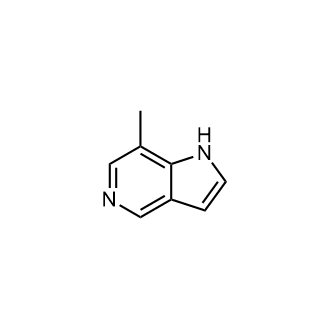 7-甲基-1H-吡咯并[3,2-c]吡啶结构式