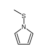 1-methylthiopyrrole Structure