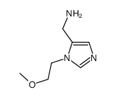 1-[1-(2-Methoxyethyl)-1H-imidazol-5-yl]methanamine Structure