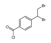 4-(1,2-dibromoethyl)benzoyl chloride结构式