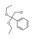 (2-chloro-1,1-diethoxyethyl)benzene Structure