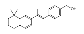 [4-[(E)-2-(8,8-dimethyl-6,7-dihydro-5H-naphthalen-2-yl)prop-1-enyl]phenyl]methanol Structure