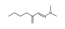 2-Butyl-2-propenal-dimethylhydrazon结构式