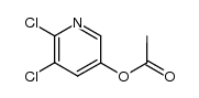 5-acetoxy-2,3-dichloropyridine Structure