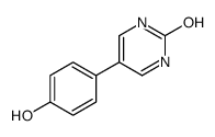 5-(4-hydroxyphenyl)-1H-pyrimidin-2-one结构式