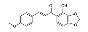 2'-hydroxy-3',4'-methylenedioxy-4-methoxychalcone Structure