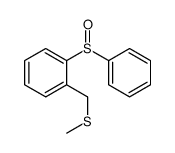 1-(benzenesulfinyl)-2-(methylsulfanylmethyl)benzene Structure