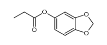 5-propionyloxy-benzo[1,3]dioxole Structure