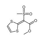 methyl 2-(1,3-dithiol-2-ylidene)-2-methylsulfonylacetate Structure