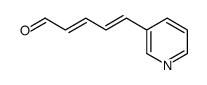 5-pyridin-3-ylpenta-2,4-dienal Structure