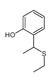 2-(1-ethylsulfanylethyl)phenol结构式