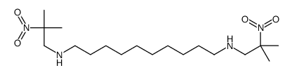 N,N'-bis(2-methyl-2-nitropropyl)decane-1,10-diamine Structure