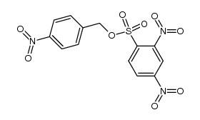 4-nitrobenzyl 2,4-dinitrobenzenesulfonate结构式