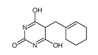 5-(cyclohexen-1-ylmethyl)-1,3-diazinane-2,4,6-trione结构式