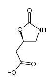 [(5R)-2-oxo-1,3-oxazolidin-5-yl]acetic acid结构式