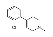 4-(2-CHLOROPHENYL)-1-METHYL-1,2,3,6-TETRAHYDROPYRIDINE Structure