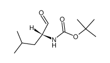 N-Boc-D-leucinal结构式