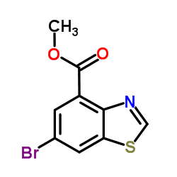 Methyl 6-bromo-1,3-benzothiazole-4-carboxylate Structure