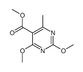 methyl 2,4-dimethoxy-6-methylpyrimidine-5-carboxylate结构式