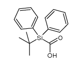 tert-butyldiphenylsilacarboxylic acid Structure