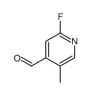 2-FLUORO-5-METHYLISONICOTINALDEHYDE structure