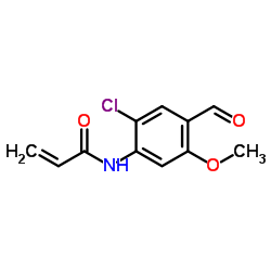 N-(2-Chloro-4-formyl-5-methoxyphenyl)acrylamide Structure