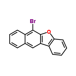 6-溴萘并[2,3-b]苯并呋喃结构式