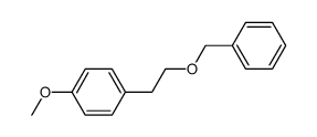 1-(2-(benzyloxy)ethyl)-4-methoxybenzene结构式