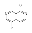 5-bromo-1-chloro-2,7-naphthyridine结构式