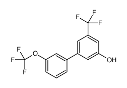 3-[3-(trifluoromethoxy)phenyl]-5-(trifluoromethyl)phenol Structure