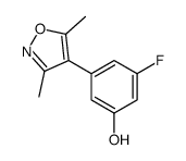3-(3,5-dimethyl-1,2-oxazol-4-yl)-5-fluorophenol Structure