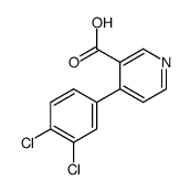 4-(3,4-dichlorophenyl)pyridine-3-carboxylic acid Structure