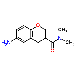 6-Amino-N,N-dimethyl-3-chromanecarboxamide结构式