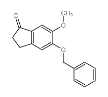 5-Benzyloxy-6-methoxy-1-indanone Structure