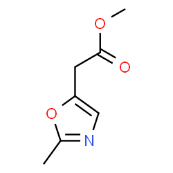 Methyl 2-Methyloxazole-5-acetate Structure