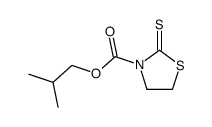 isobutyl 2-thioxothiazolidine-3-carboxylate Structure