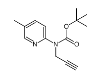 tert-butyl (5-methylpyridin-2-yl)(prop-2-yn-1-yl)carbamate Structure