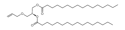 3-allyl-1,2-di-palmitoyl-sn-glycerol结构式