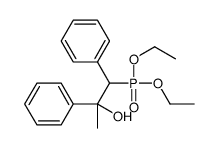 1-diethoxyphosphoryl-1,2-diphenylpropan-2-ol Structure